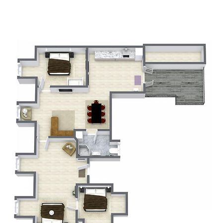 Luxury Apartment W Privat Rooftop Terrace - Cph C Kopenhag Dış mekan fotoğraf